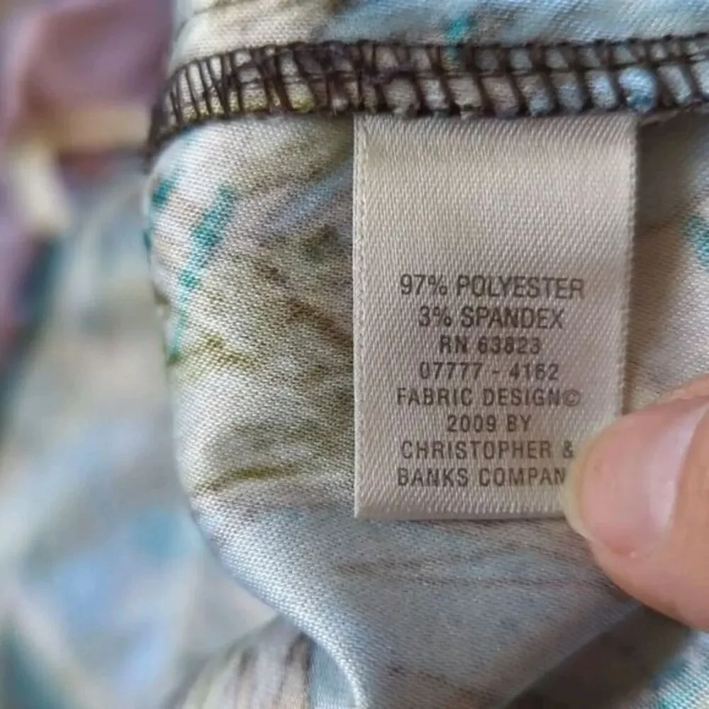 Christopher & Banks Women SZ 4 Brown/Teal Floral Moleskin A-Line Maxi Skirt NWOT